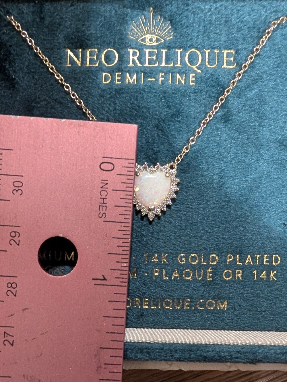 Neo Relique 8pc Jewelry Lot; Featuring Opal Rings, Earrings & Necklaces - Picture 12 of 16